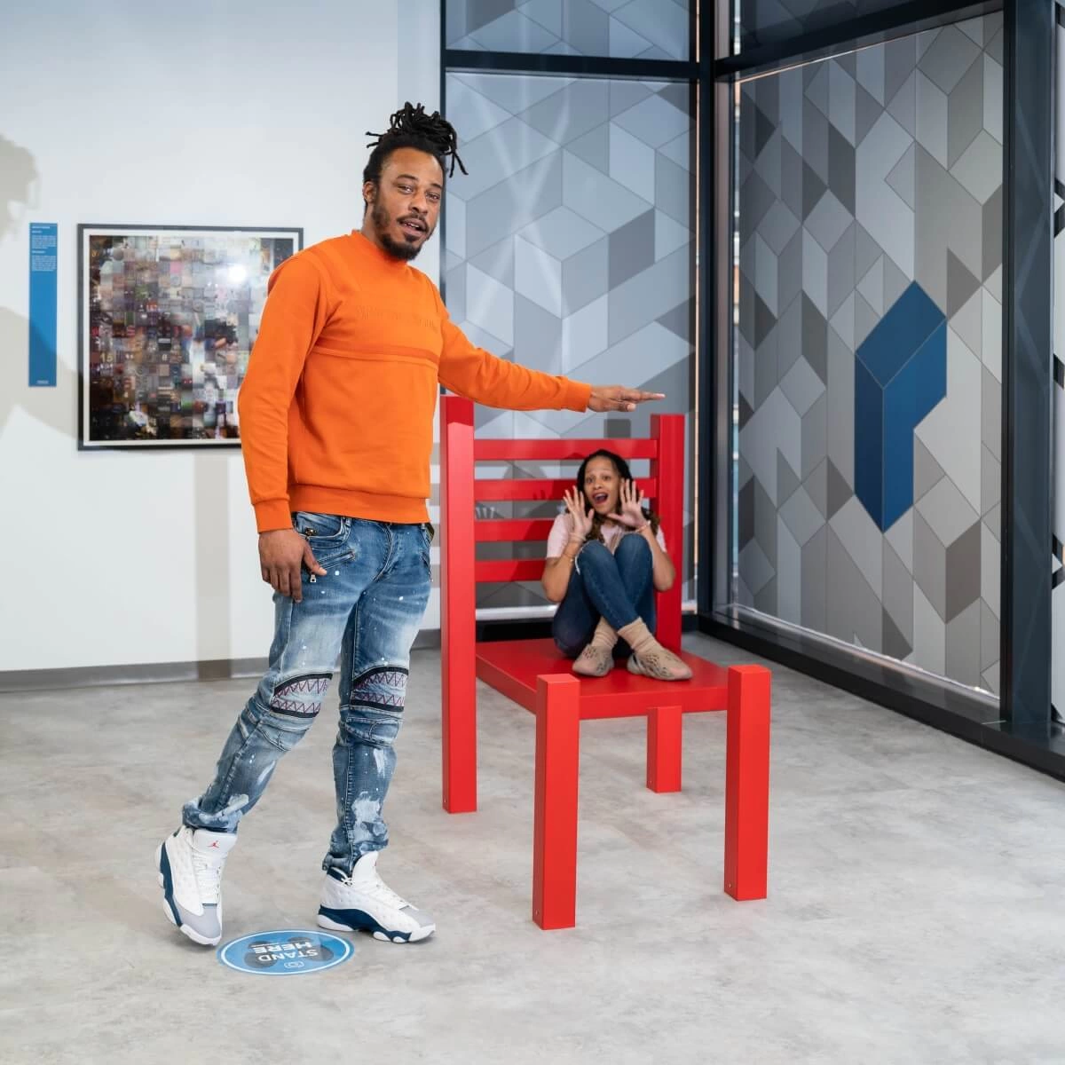 Taking a look inside the Museum of Illusions